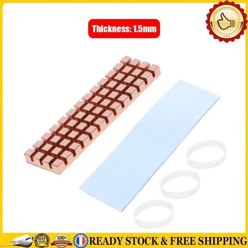 Dissipateur thermique SSD pour ordinateur portable, 5 pièces, pour M.2 2280 PCI-