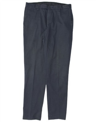 Brooks Brothers Herren Soho Slim Anzug Hose W32 L32 Navy Blau Baumwolle CW16