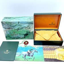 Rolex Box 68.00.08 Datejust 16233 libretto originale porta carte etichetta sc...
