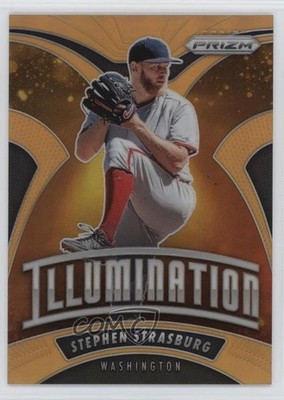 2020 Panini Prizm Illumination Neon Orange 74/100 Stephen Strasburg #I-1 d4v