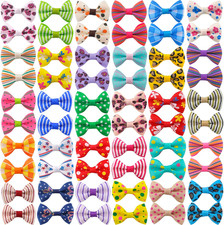 Dog Hair Bows Small Puppy Clips for Pet Grooming Accessories Doggy Gifts 60Pc...