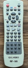 Go Video DVD-VHS Remote Control TESTED WORKS GREAT Good Condition       