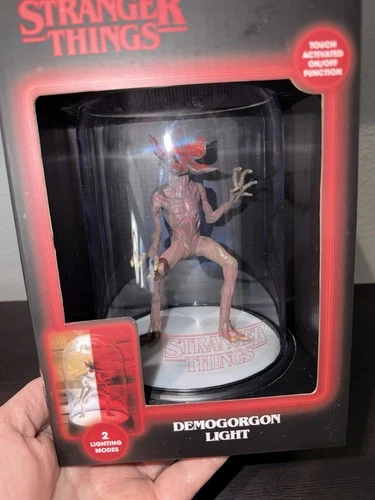 Stranger Things Demogorgon Light Glass Bell Jar 8" LED Lamp Netflix New In-Hand