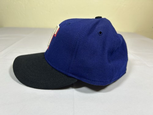 Vintage Texas Rangers New Era 59Fifty Fitted Hat Cap Size 7 1/2 MLB 100% Wool - Picture 3 of 7