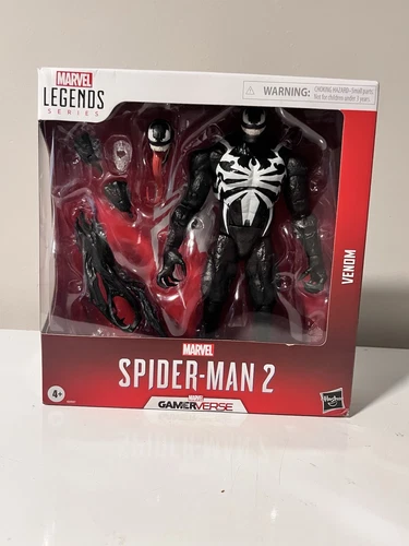 MARVEL LEGENDS SPIDER-MAN 2 GAMER-VERSE VENOM DELUXE FIGURE IN-HAND