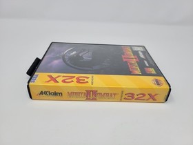 Mortal Kombat II (SEGA Genesis 32X) Authentic Cart W/ Box Cutout & Manual Case