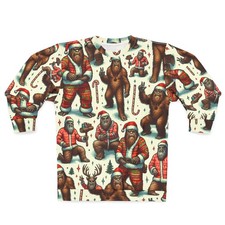 Bigfoot Yeti Sasquatch Ugly Christmas Sweatshirt