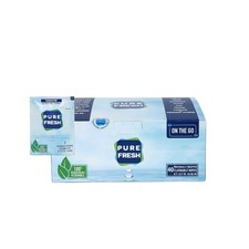 Flushable Wet Wipes for Travel Individually Wrapped Singles Pack of 40