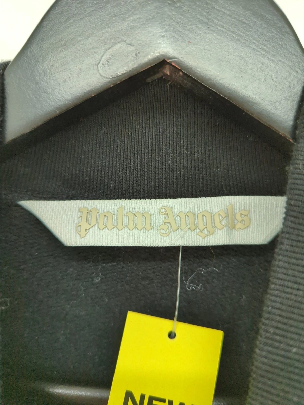 Palm Angels Felpa con Cappuccio Donna S Nera Grafica Cotone con Elastan Pullover