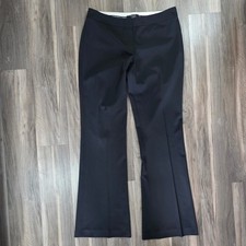 Tahari Womens Black Flare Leg Stretch Dress Pants Professional Office Trousers