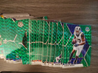 2020 Panini Mosaic Football Retail Parallel Green Pick from drop down list