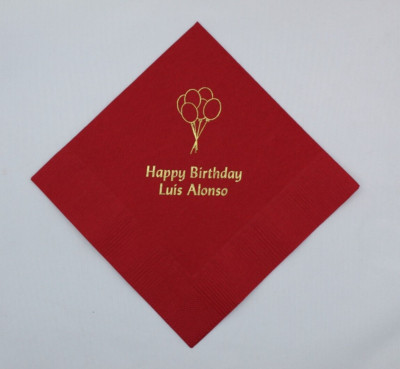 75 personalized cocktail wedding napkins baby shower graduation party birthday