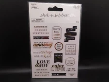 The paper studio stick a bilities phrases stickers 30pc