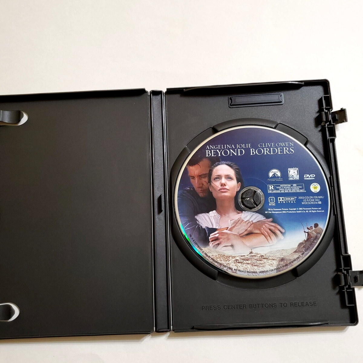 Beyond Borders (DVD, 2003) Widescreen Edition Starring Clive Owen