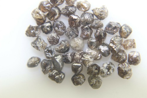 Lote de 2,01 quilates de diamantes ásperos de color marrón natural elegante de 2,70-3,20 mm - Imagen 8 de 12