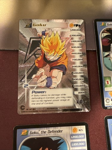 DBZ Dragonball Z CCG Goku Level 1-3 +HT Unlimited Trunks Saga TCG Card Set - Picture 2 of 10