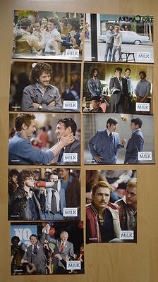 Q147 - 9x Aushangfotos MILK Sean Penn / James Franco