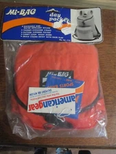 American Gear NIP Vintage MI-BAG Nylon DAY PACKER Mini BACKPACK/BAG - 1970's