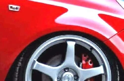 Brake Caliper Covers SET KIT left right front rear silicone glue plastic S New25 - Image 4 of 4