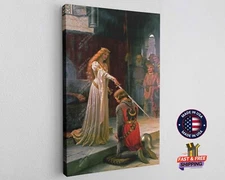 Accolade by Edmund Blair Leighton Canvas Wall Art Décor Print