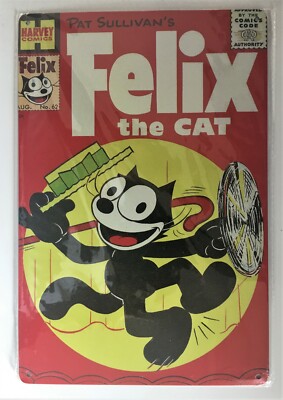 Felix The Cat Comic Book Vintage Tin Sign (Bozo Popeye Donald Goofy) W20126