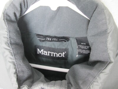 Marmot 700 Fill Down Puffer Jacket Men Medium Gray Silver Marmot 700 Fill Down Puffer Jacket Men Medium Gray Silver