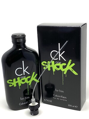 CK One Shock For Him By Calvin Klein 6.7 fl.oz Eau De Toilette Spray For Men 