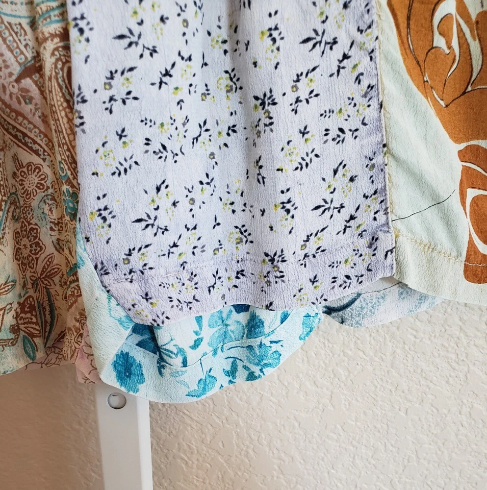 Ropa Sacred Threads Rayón Vintage Corto (1811) Defecto Foto 2 de 4