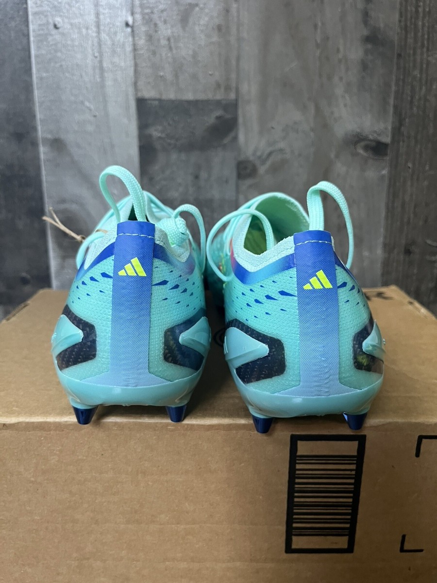Adidas X Speedportal.1 SG Aqua Blue Soccer Cleats Mens Size 12