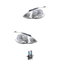 Halogen Scheinwerfer Frontscheinwerfer Set H4 FüR Hyundai I10 Inklusive Lampen