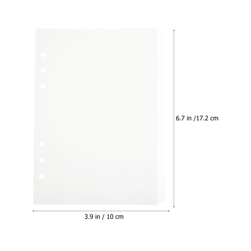 2 Sets Binder Separator Pages Office Loose Leaf Notebook Dividers - 第 7/12 張圖片