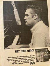 Charlie Rich, Full Page Vintage Promotional Ad
