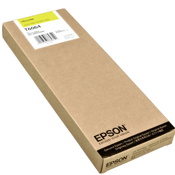 Epson C13T606400 Tintenpatrone Gelb 220Ml Original Tintenstrahl-image