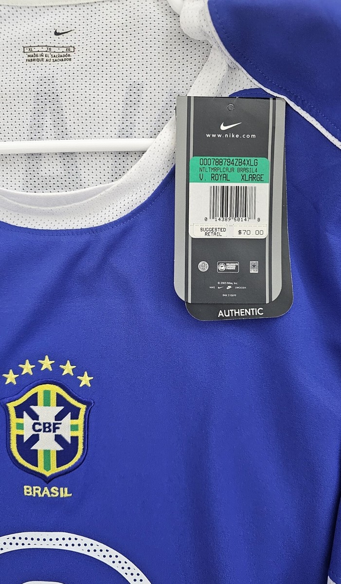 Nike ブラジル代表 Ronaldo 9 XL Nike 2004/06 Brazil Away Jersey #9 RONALDO Men's XL Soccer