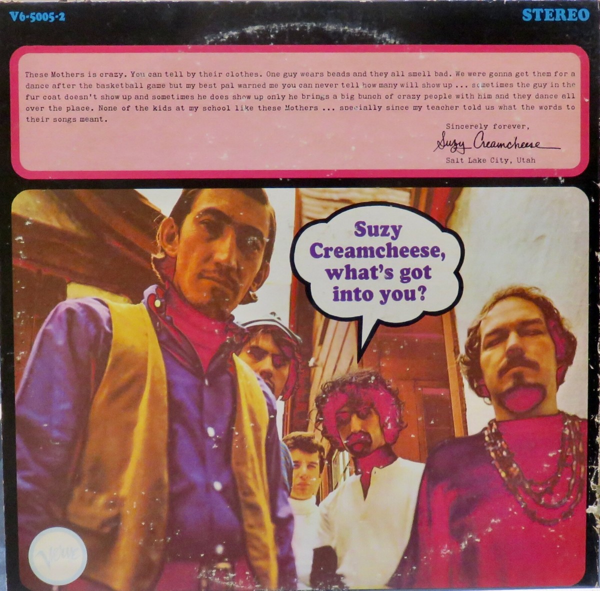 The Mothers of Invention– Freak Out! - Verve - 1966 - STEREO