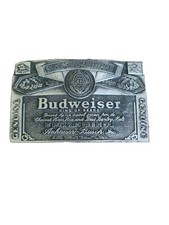 VINTAGE BUDWEISER KING OF BEER 1976 GENUINE BELT BUCKLE SEE DETAILS