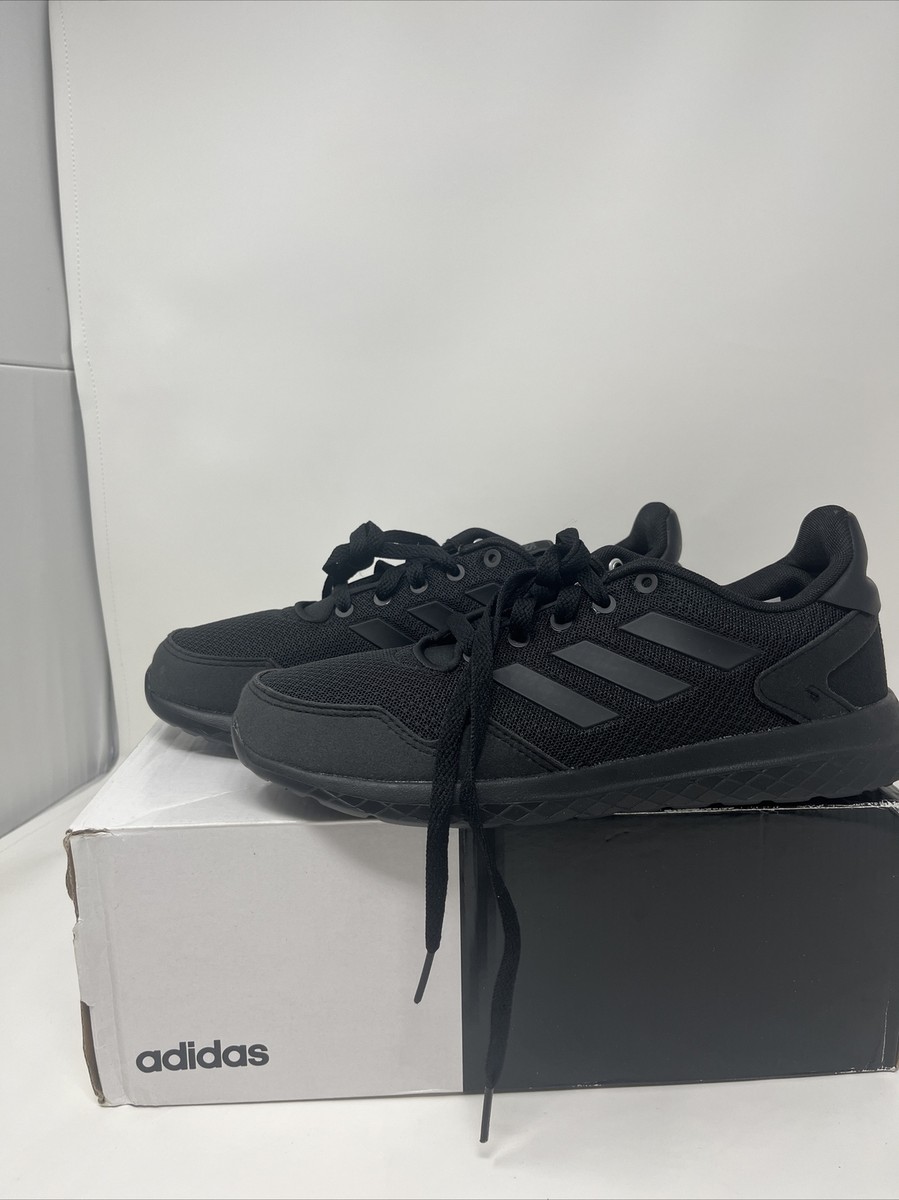 Adidas Archivo K Black Running Shoes Size NEW