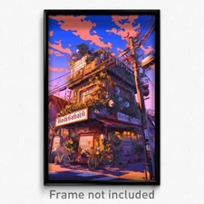 Thai Movie Poster - Average Inn (Thailand Psychedelic Art Retro Film Print)