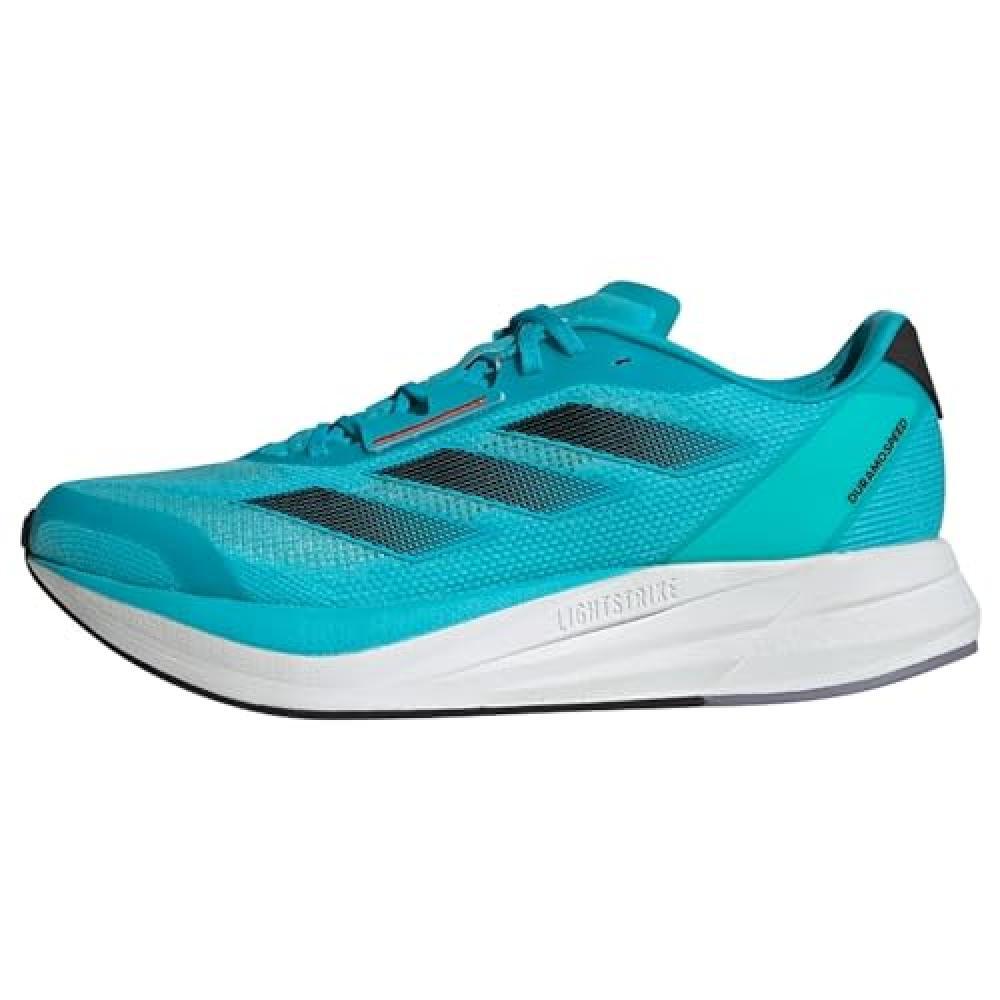 (TG. 48 EU) adidas Duramo Speed Shoes, Sneaker Uomo, Lucid Cyan/Core Black/Flash
