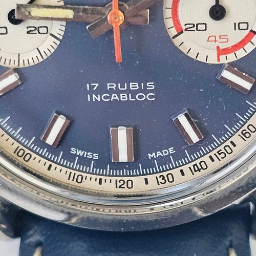 JULES JURGENSEN-CRONO-ACCIAIO-VALJOUX 7733-OVERSIZE (38,5 MM)-SUB 50 M-FULL SET - Picture 22 of 24