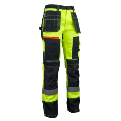 Arbeitshose URG-715 Sicherheitshose Schutzhose Herrenhosen HOSE Warnschutz gelb