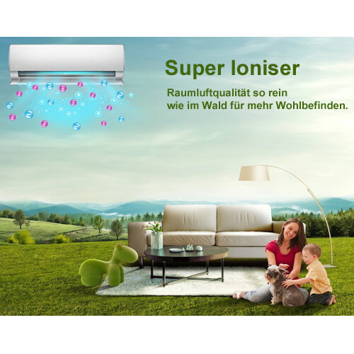 3,5kW/12000BTU Split Klimaanlage ULTRA SelfClean/FollowMe/SuperIoniser 3m Kupfer - Bild 5 von 7