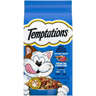 Tempting Tuna & Chicken Flavored Dry Cat Food, 3.15 lb Bag