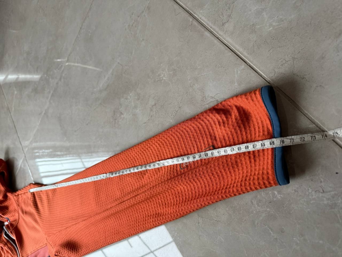 ORTOVOX MERINO INSIDE FLEECE ORANGE HOODED JACKET WOOL FULL ZIP MENS SIZE XL TOP - Picture 16 of 17