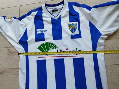 Malaga football jersey vintage home shirt 2002-2003 Umbro size XL