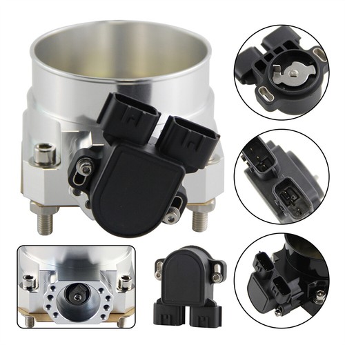 80mm Throttle Body & Q45 TPS for Nissan Skyline R33 R34 RB20DE RB25DET RB26DET - Picture 4 of 11