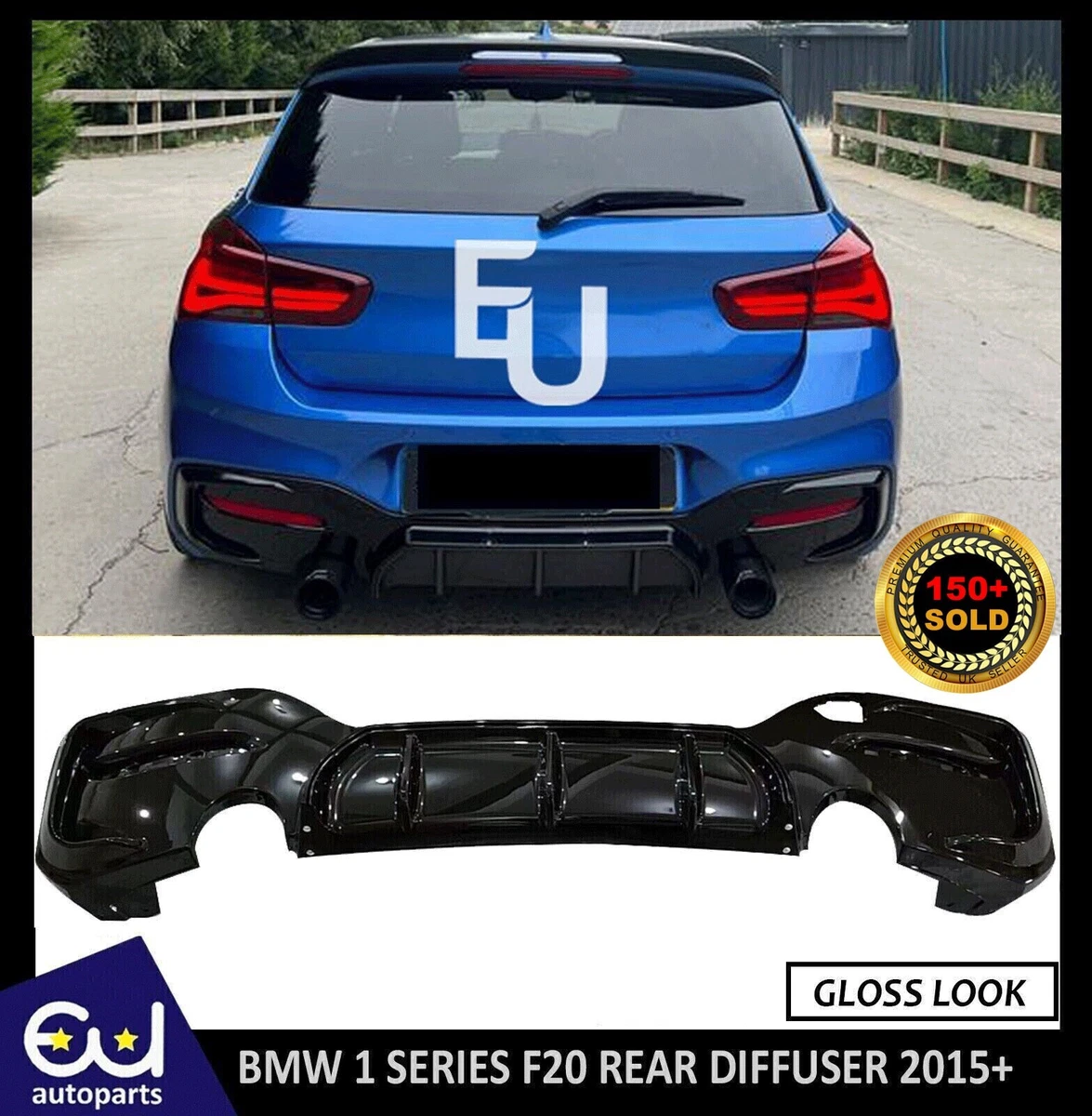 Bmw 1 sale series rear diffuser