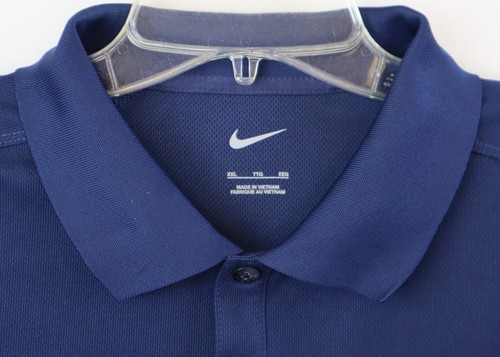 Guidepoint Security ~ Nike Golf Polo Shirt Men's 2XL Navy Blue Embroidered - Picture 6 of 7