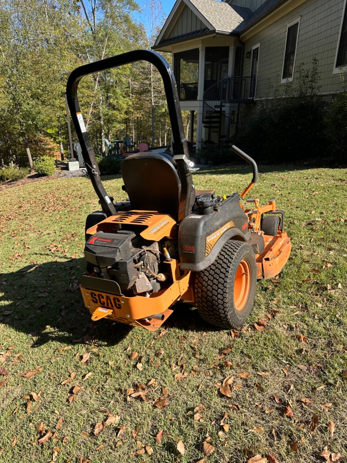Scag Tiger Cat 2 52” Zero Turn Lawn Mower 2022 Mulch Kit Installed eBay