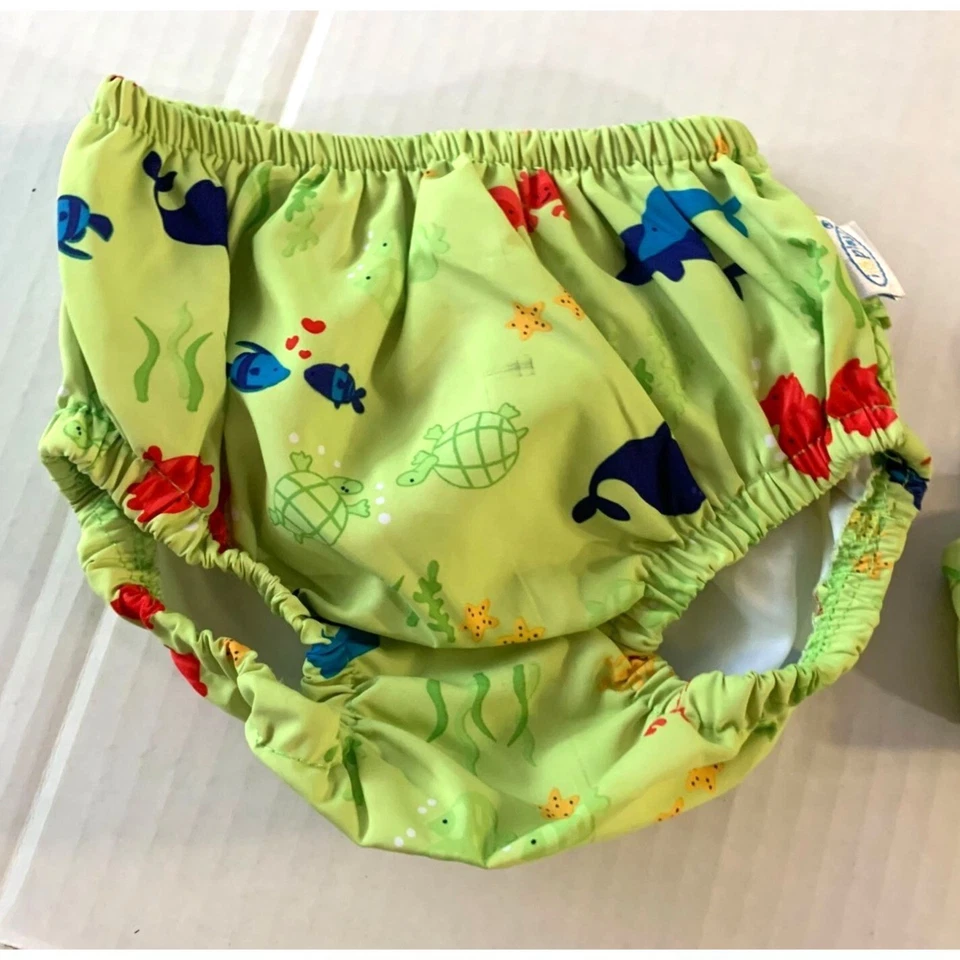 Traje de baño bikini I play Water Wear niñas pequeñas XL 2T 2 piezas cangrejo delfines tortugas Foto 4 de 4